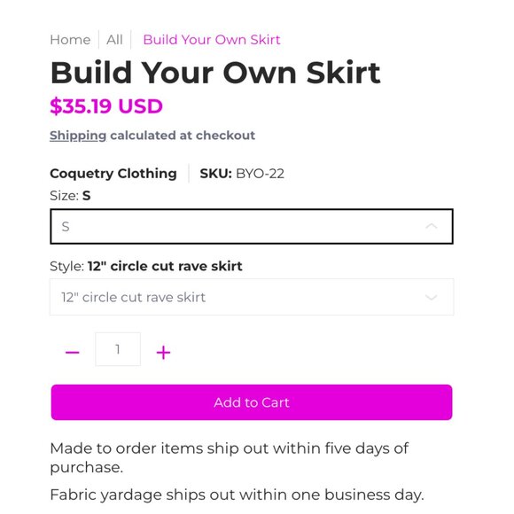 Coquetry clothing Skirt in metallic silver - Picture 12 of 12